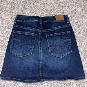 High-Rise Denim Mini Skirt